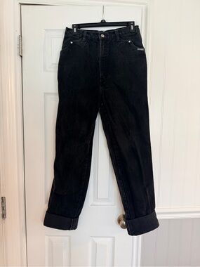 Vintage Rockies Women's Straight Leg Black Jeans